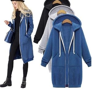 Zip up hoodie Size Large